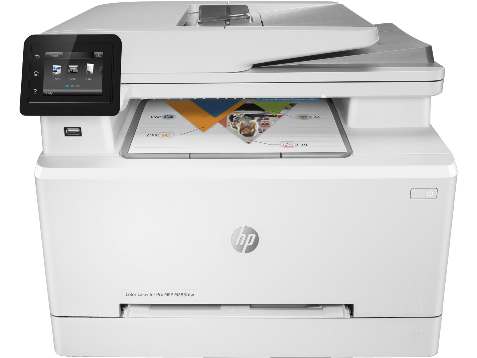 Printer HP Color LaserJet Pro MFP M283fdw