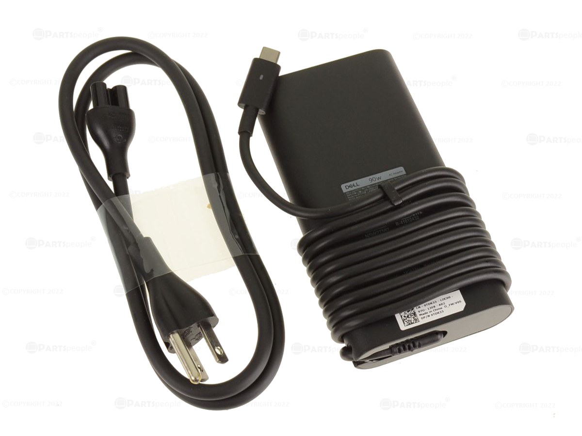 AC Adapter Dell Latitude 7430 USB Type-C 90W Dell P/N: MDD7C