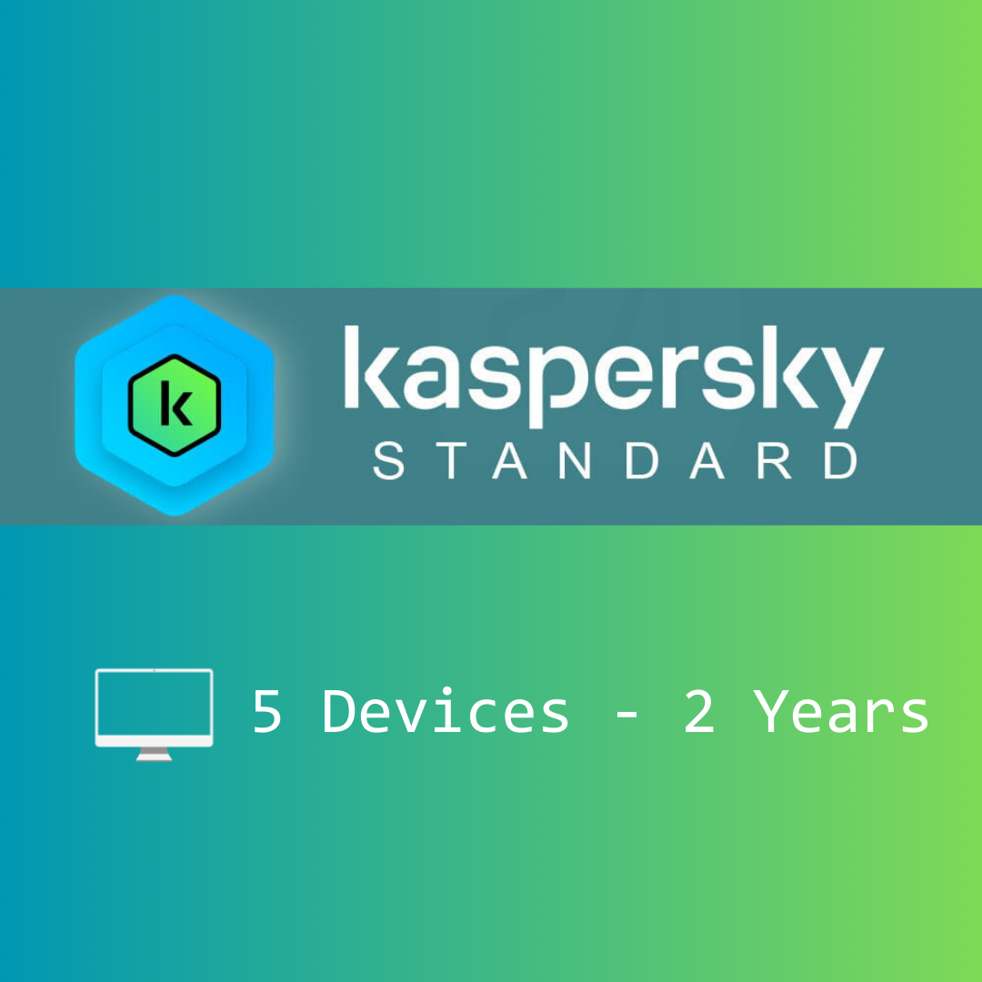 Kaspersky Standard Antivirus 5 Devices - 2 Years