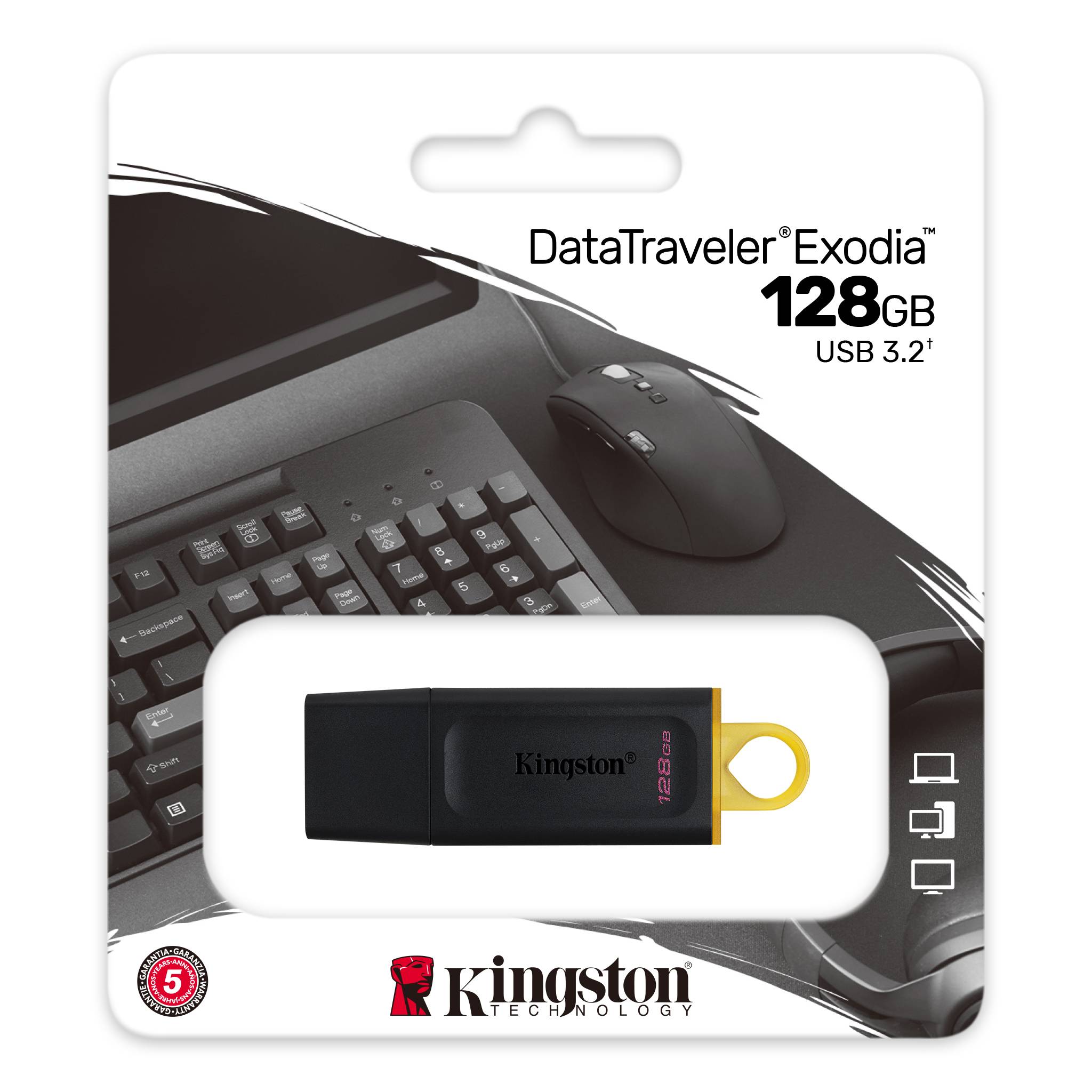 Kingston 128GB DataTraveler Exodia USB Flash Drive