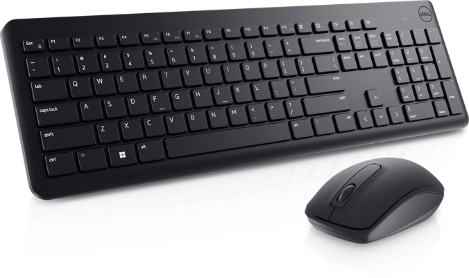 Dell KM3322W Wireless Keyboard Mouse Combo 2.4GHz Wireless - Black