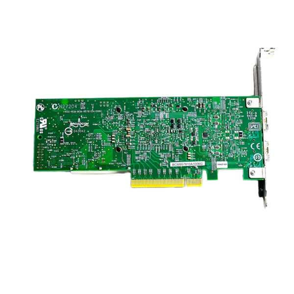 Broadcom BCM57810 Based Dual Port 10Gb Optical Ethernet Network Card PCIe 2 Port - Image 3