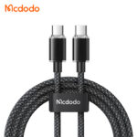 Mcdodo 100W Type-C to Type-C Transparent Data Cable 1.2m Black