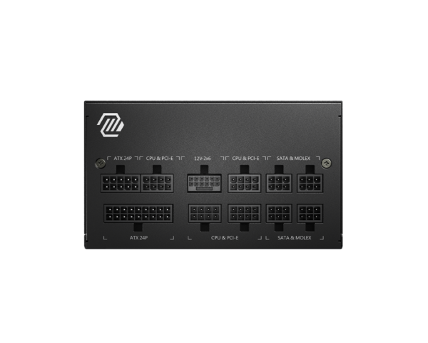 MSI POWER SUPPLY MAG A750GL PCIE5( 750W / 80 Plus Gold / Fan 120mm / ATX 3.0 / PCIe 5.0 / Full Modular ) - Image 2