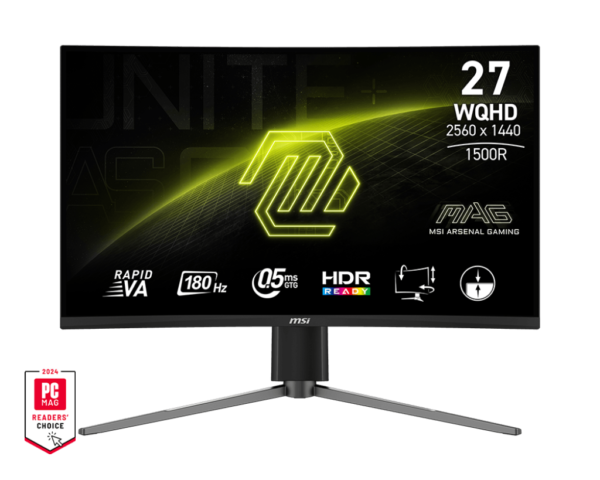 MSI MONITOR  MAG 27CQ6PF FHD ( 1920 x 1080 )