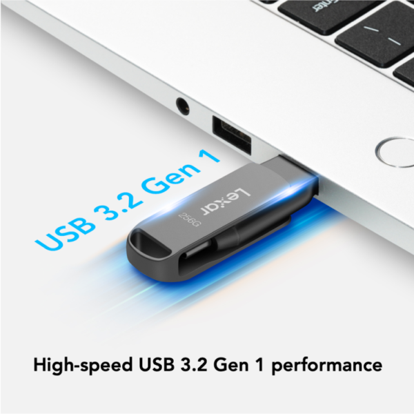 Lexar JumpDrive Dual Drive 256GB D400 USB 3.2 Gen 1 Type-C - Image 3