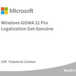 Microsoft Windows GGWA - Windows 11 Pro - Legalization Get Genuine PN - DG7GMGF0L4TL