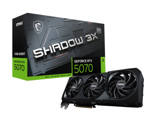 MSI GeForce RTX™ 5070 12G SHADOW 3X OC