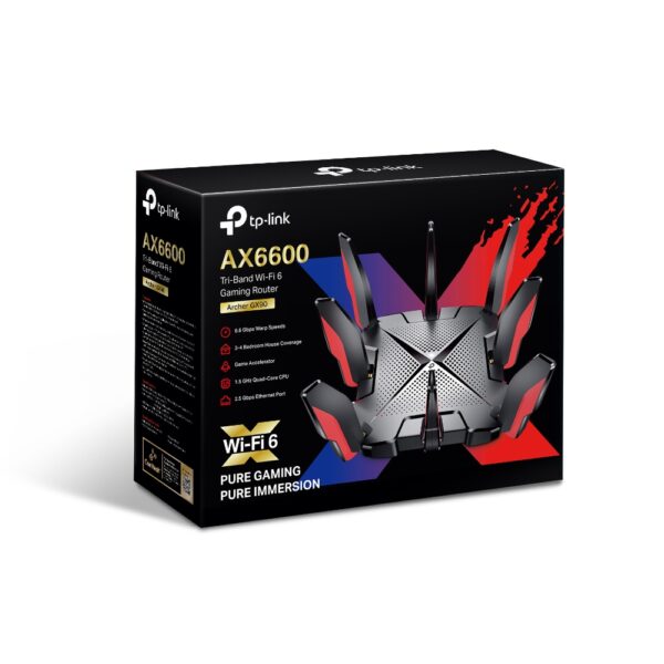 TP-Link Archer GX90 AX6600 Tri-Band Wi-Fi 6 Gaming Router - Image 3
