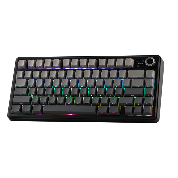 AULA F75 MAX Gasket-mounted Hot-Swappable Tri-Mode Mechanical Keyboard with TFT Screen RGB Backlight