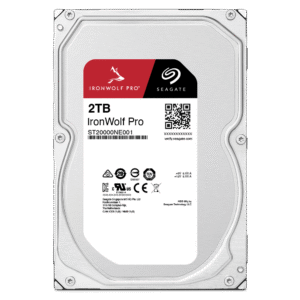 Seagate IronWolf Pro 3.5-Inch NAS Hard Drive 2TB  SATA 6Gb/s 7200RPM