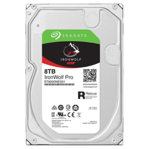 Seagate IronWolf Pro 3.5-Inch NAS Hard Drive 8TB  SATA 6Gb/s 7200RPM